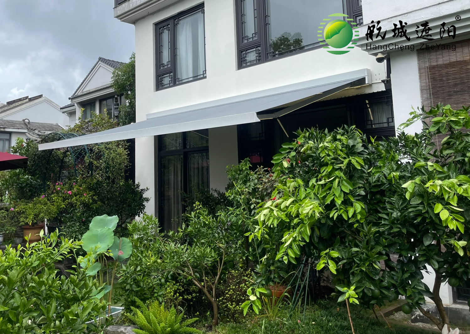9300 重型方盒遮阳篷|灯带款